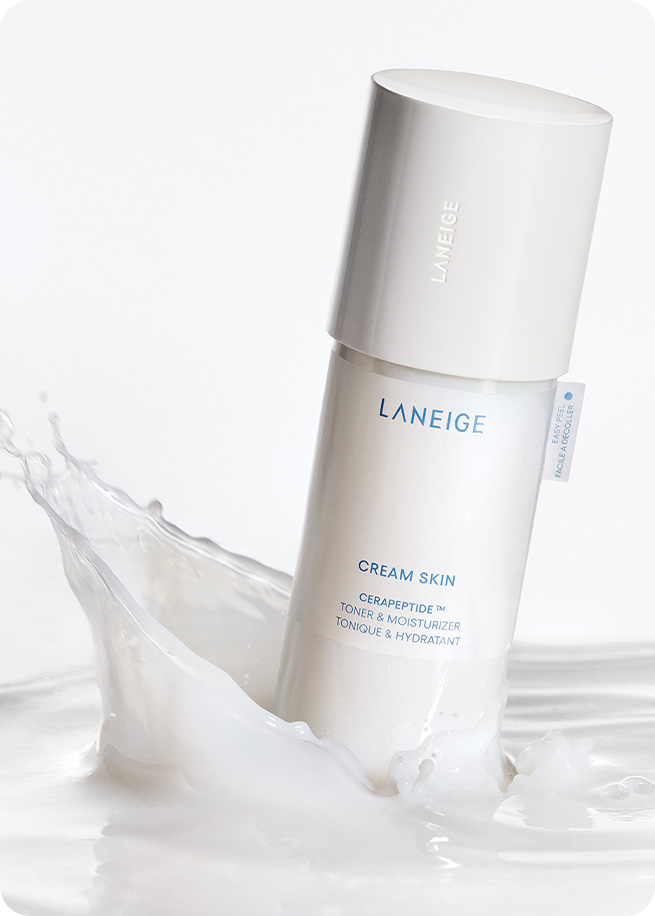 laneige CREAM SKIN CERAPEPTIDE™ toner & moisturizer tonique & hydratant, A milky cream-to-toner