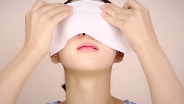 Makeup correction using tissue STEP 1 Image