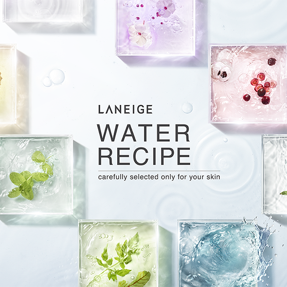 LANEIGE WATER RECIPE - carefully selected only for your skin 