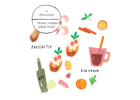 All you need for home-made party food