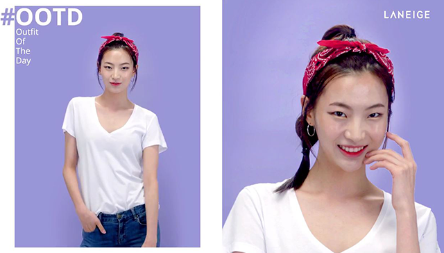 for natural and effortless tone up makeup that goes well with a white T-shirt and jeans step5 image