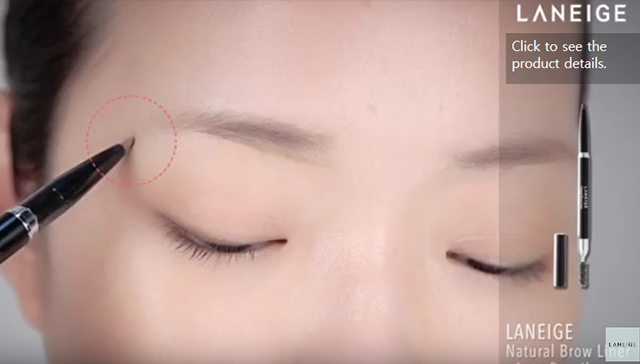 SOKB L53 - Feminine semi-arched eyebrows  STEP2 이미지