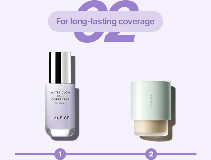 02 For long-lasting coverage