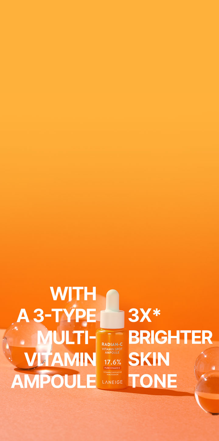 RADIAN-C VITAMIN SPOT AMPOULE / with A 3-type multi-vitamin ampoule 3X* brighter skin tone