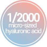 1/2000 micro-sized hyaluronic acid