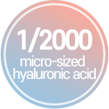 1/2000 micro-sized hyaluronic acid