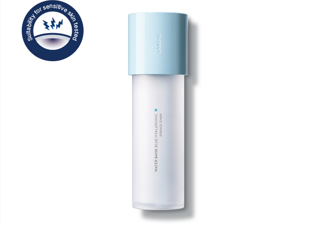 Suitability for sensitive skin tested/Water Bank Blue Hyaluronic Essence Toner for Combination to Oily skin