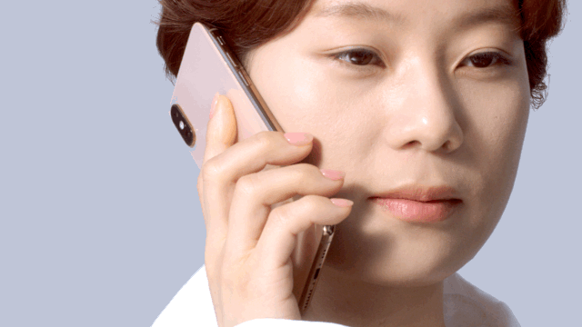 네오쿠션 바른 뒤 휴대폰 묻어남 시연 영상