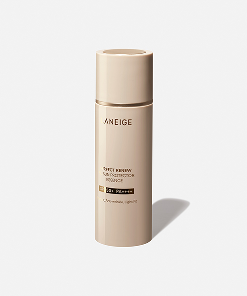 Laneige 스킨케어 퍼펙트 리뉴 파이브디 선 프로텍터 에센스 2 - 안티에이징선에센스, 겉광속촉선에센스