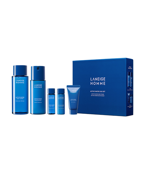Laneige 스킨케어 액티브 워터 2종 세트 6 - 남성스킨로션, 건성피부