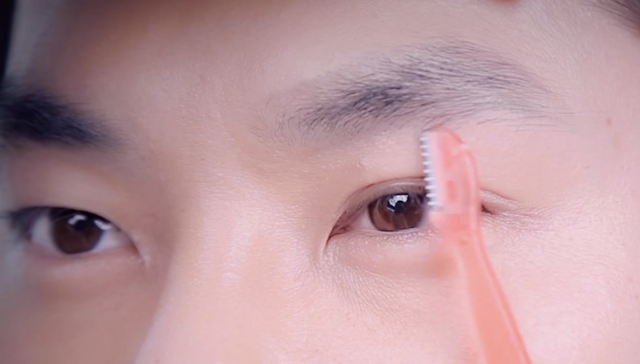How to make handsome brow for summer holiday STEP 2 Image