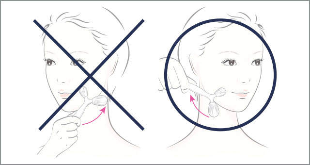 Time Freeze Face-Fit Roller To massage the left side of the face image