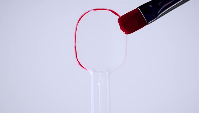 ③ Red lip makeup for autumn women STEP 1 Image